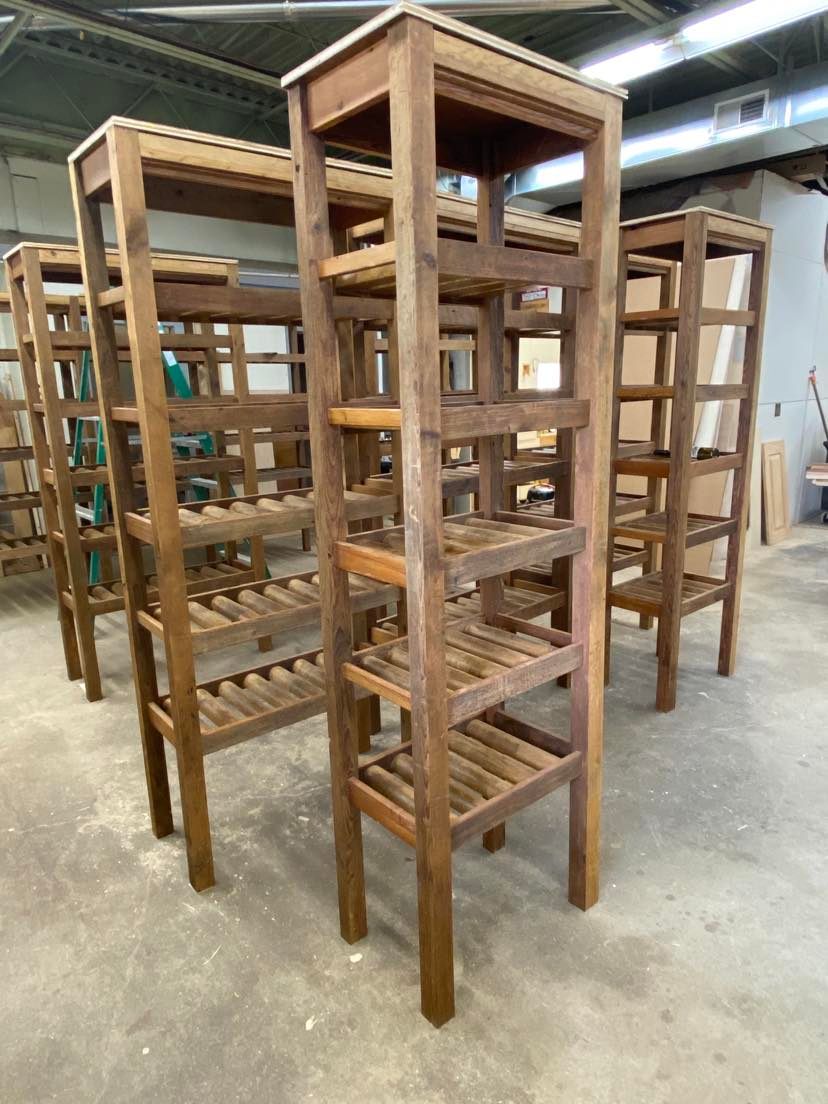 Cabinet doors with cross-braced lower section